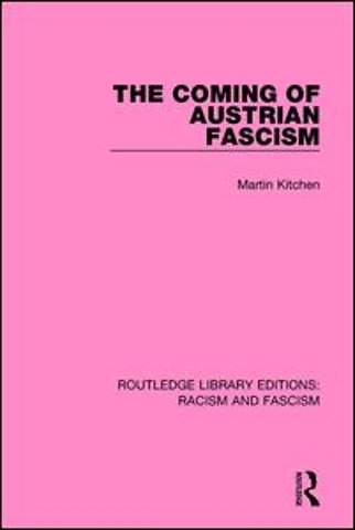 Coming of Austrian Fascism