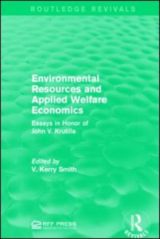 Environmental Resources and Applied Welfare Economics