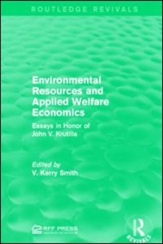 Environmental Resources and Applied Welfare Economics