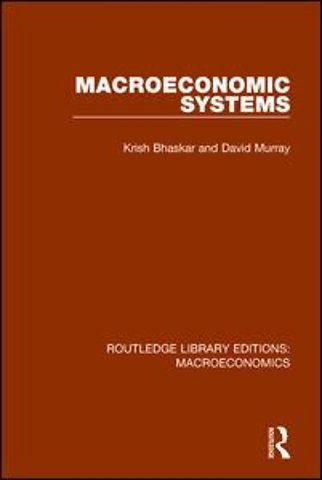 Macroeconomic Systems