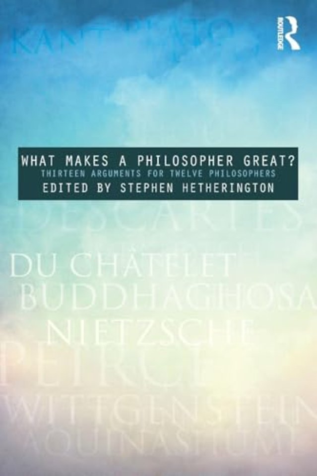 What Makes a Philosopher Great?