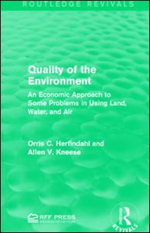 Quality of the Environment