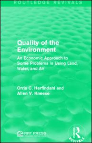 Quality of the Environment