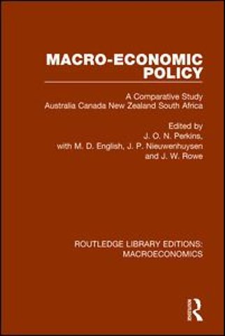 Macro-economic Policy