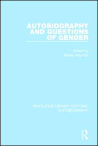 Autobiography and Questions of Gender