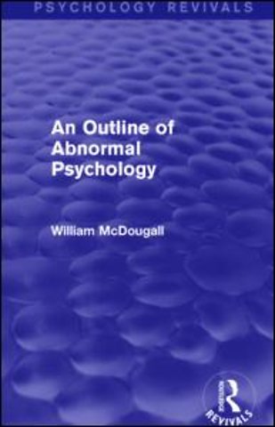 Outline of Abnormal Psychology