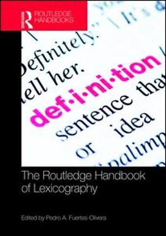 Routledge Handbook of Lexicography