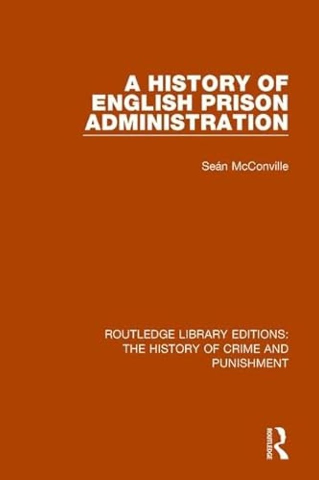 History of English Prison Administration