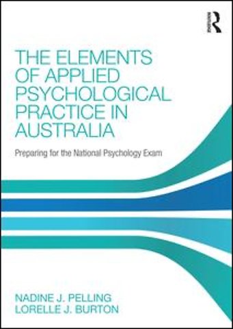 Elements of Applied Psychological Practice in Australia