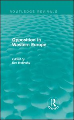 Opposition in Western Europe