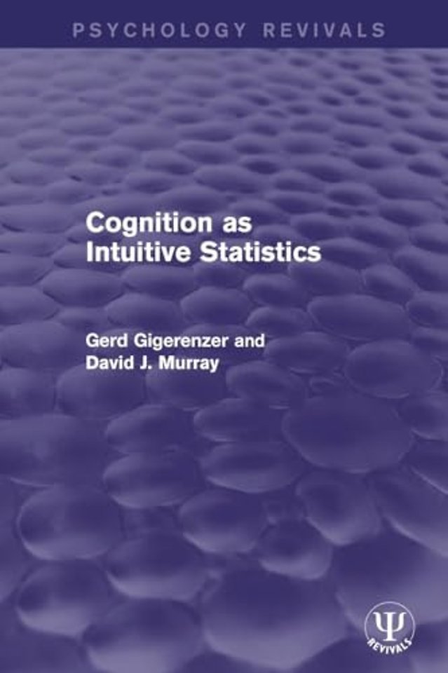 Cognition as Intuitive Statistics