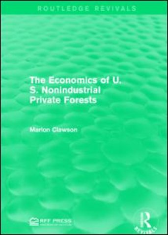 Economics of U.S. Nonindustrial Private Forests