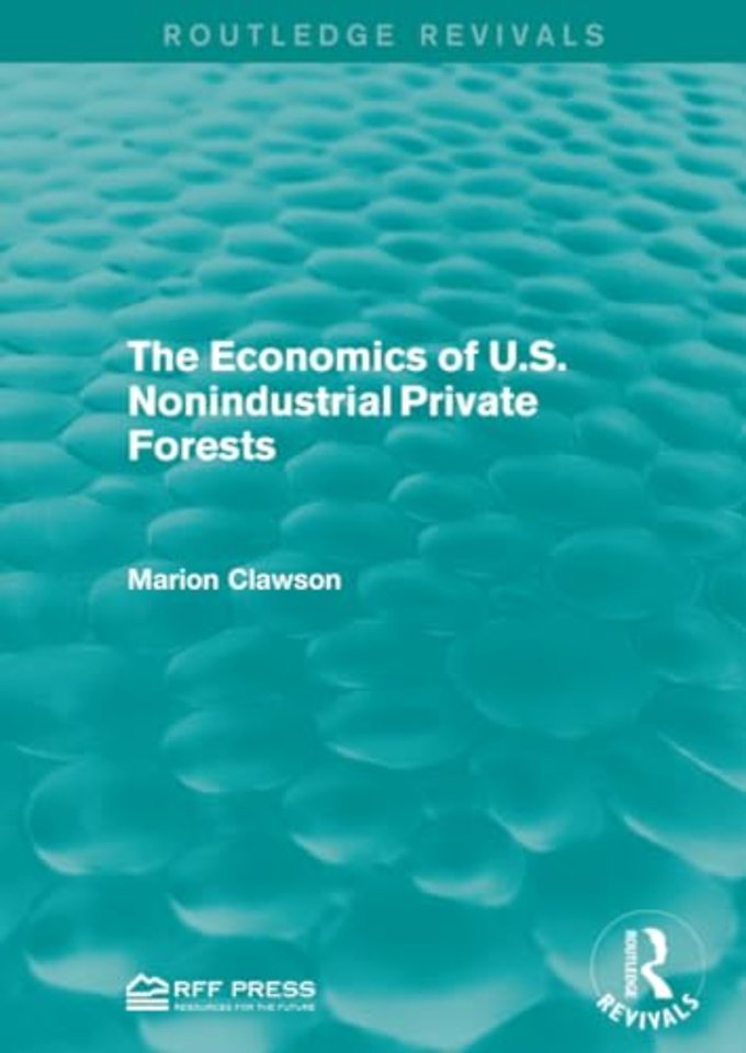 Economics of U.S. Nonindustrial Private Forests