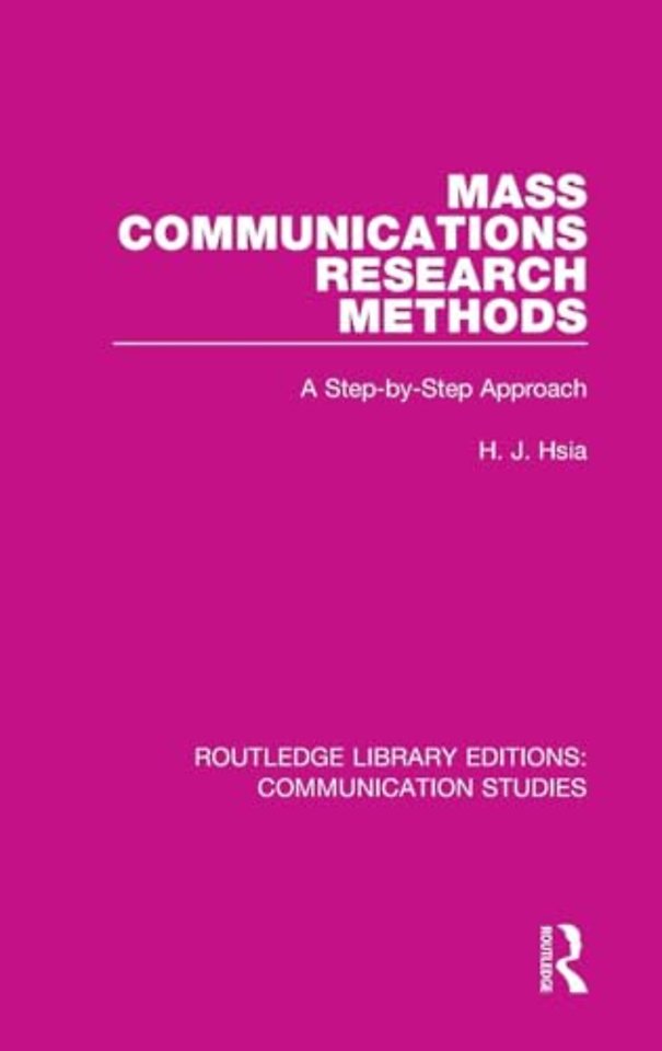 Mass Communications Research Methods