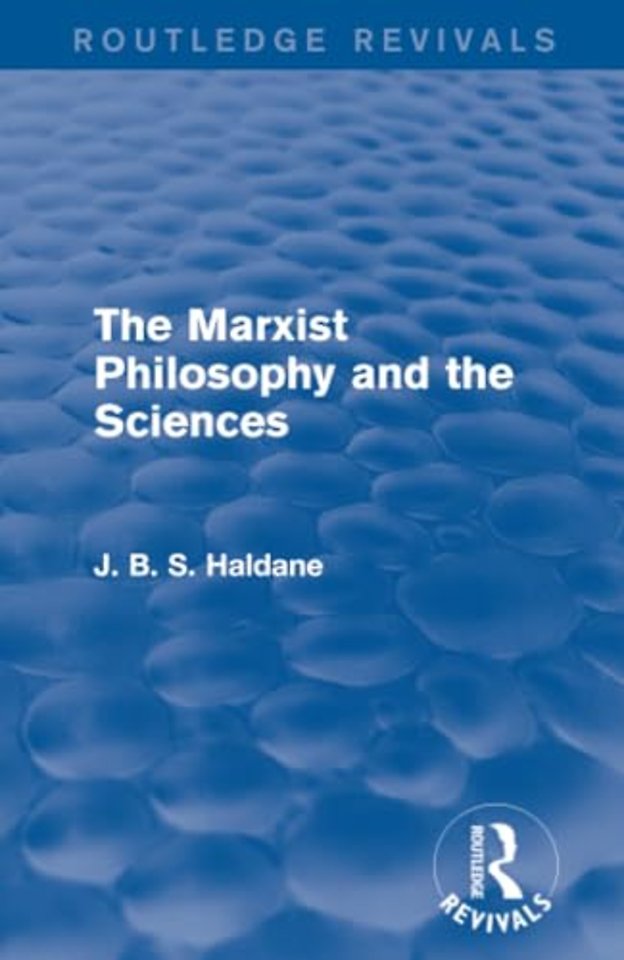Marxist Philosophy and the Sciences