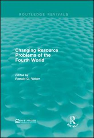Changing Resource Problems of the Fourth World