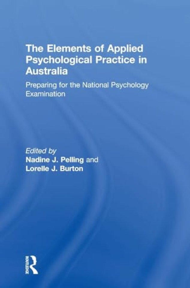 Elements of Applied Psychological Practice in Australia