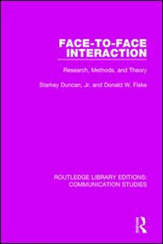 Face-to-Face Interaction