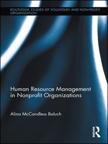 Human Resource Management in Nonprofit Organizations