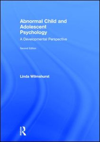 Abnormal Child and Adolescent Psychology