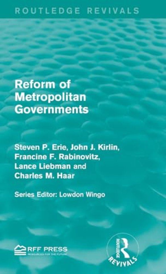 Reform of Metropolitan Governments