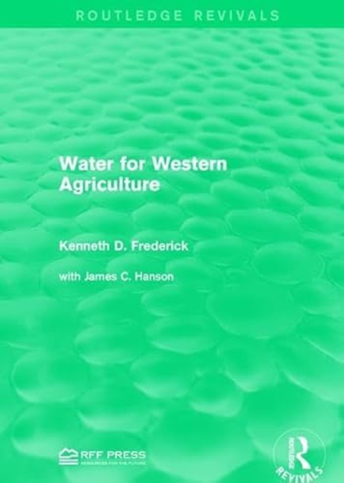 Water for Western Agriculture