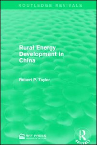 Rural Energy Development in China