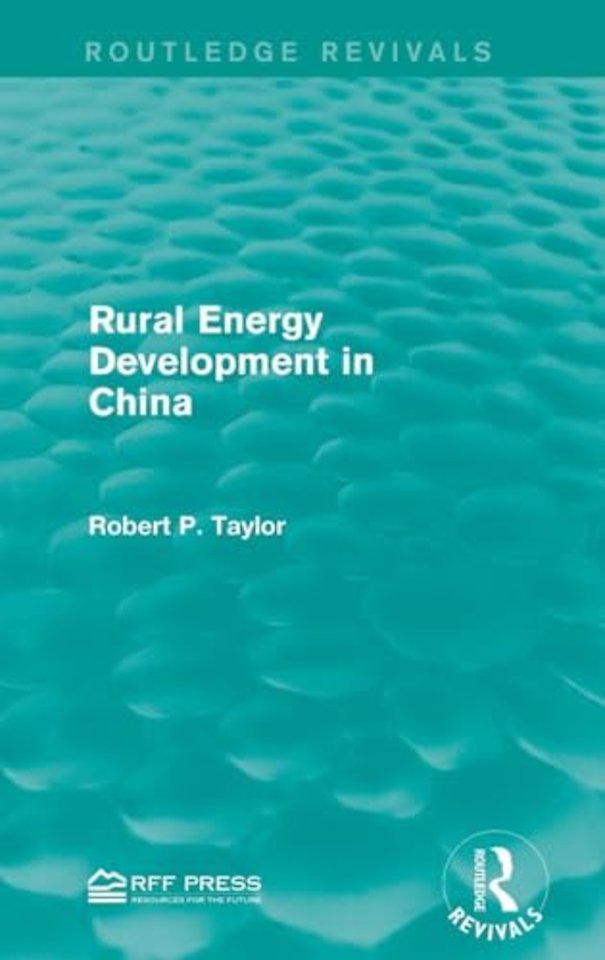 Rural Energy Development in China