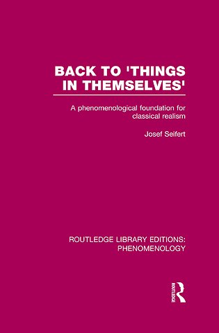 Back to 'Things in Themselves'