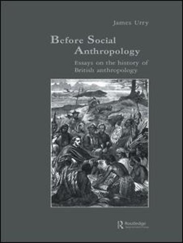Before Social Anthropology