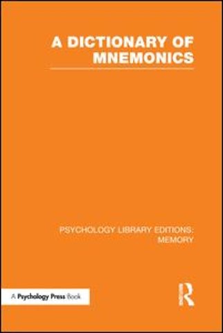 Dictionary of Mnemonics (PLE: Memory)