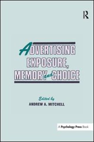 Advertising Exposure, Memory and Choice