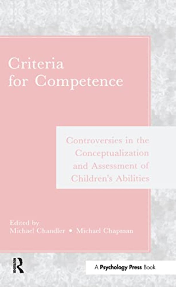 Criteria for Competence