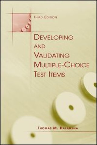 Developing and Validating Multiple-choice Test Items
