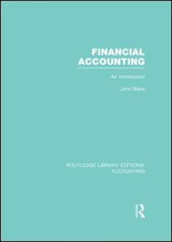 Financial Accounting (RLE Accounting)