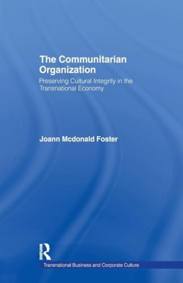 Communitarian Organization