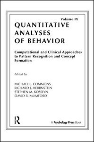 Computational and Clinical Approaches to Pattern Recognition and Concept Formation