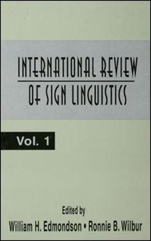 International Review of Sign Linguistics