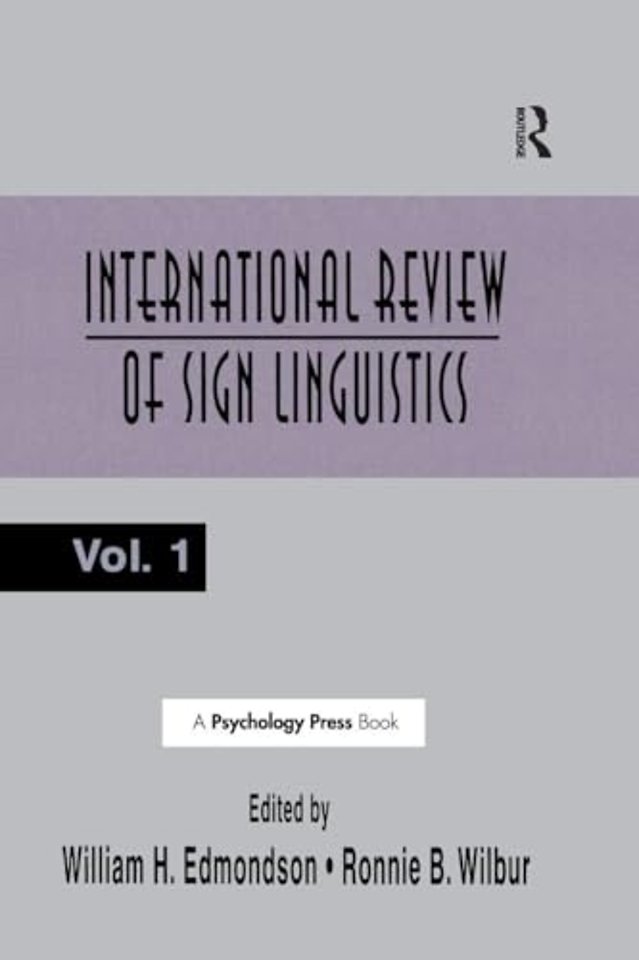 International Review of Sign Linguistics