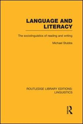 Language and Literacy (RLE Linguistics C: Applied Linguistics)