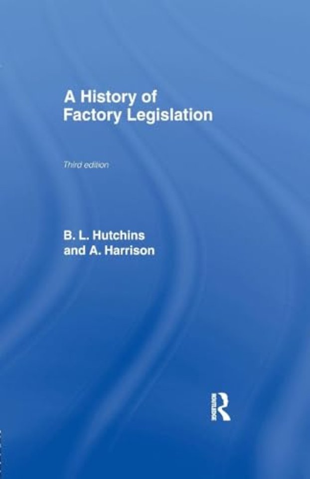 History of Factory Legislation
