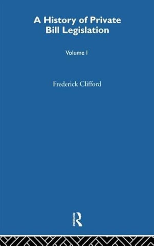 History of Private Bill Legislation