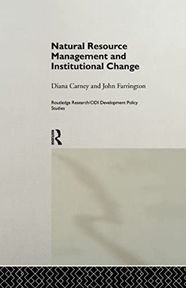 Natural Resource Management and Institutional Change
