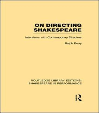 On Directing Shakespeare
