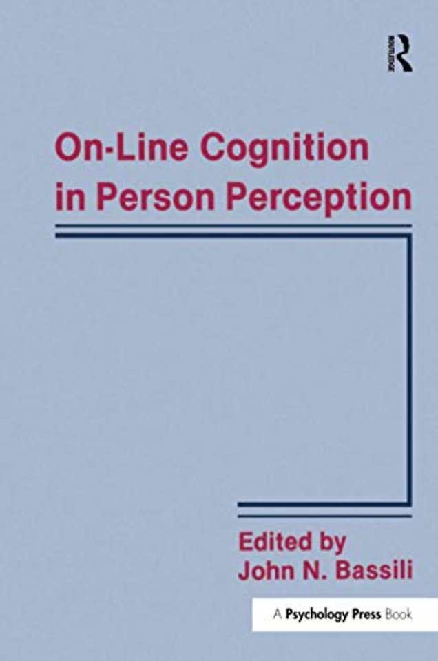 On-line Cognition in Person Perception