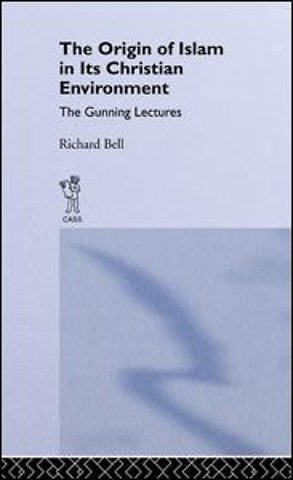 Origin of Islam in Its Christian Environment