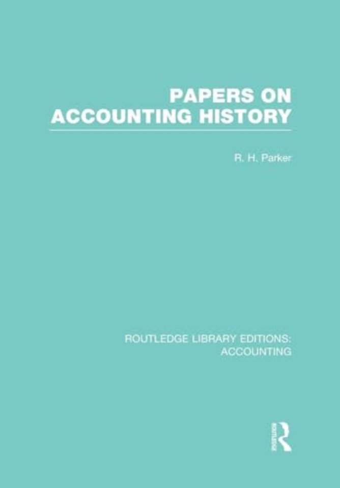 Papers on Accounting History (RLE Accounting)