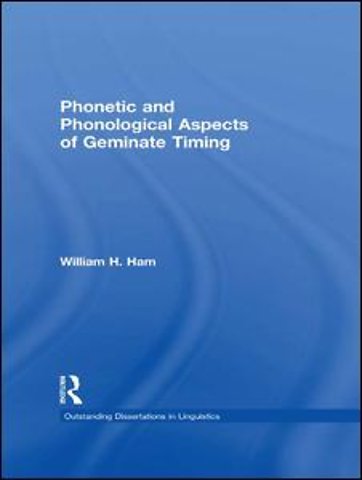 Phonetic and Phonological Aspects of Geminate Timing