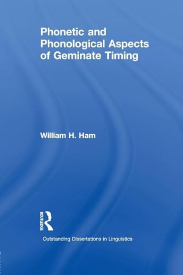 Phonetic and Phonological Aspects of Geminate Timing