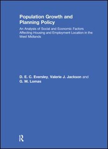 Population Growth and Planning Policy